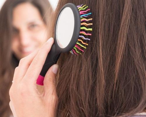 Cepillo De Pelo Con Espejo Arco Iris Primizima